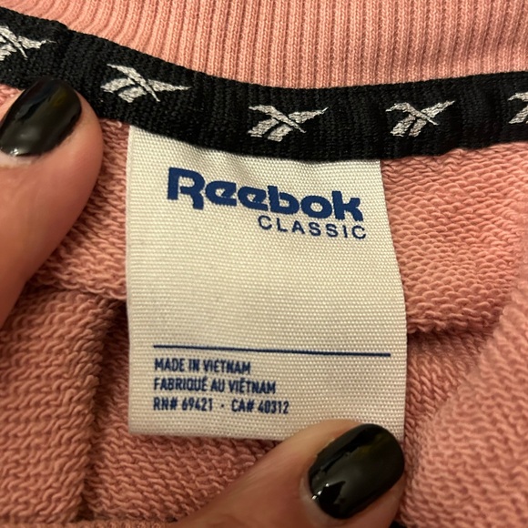 Reebok - oversized Crew Neck Sweater SZ L - Picture 6 of 7